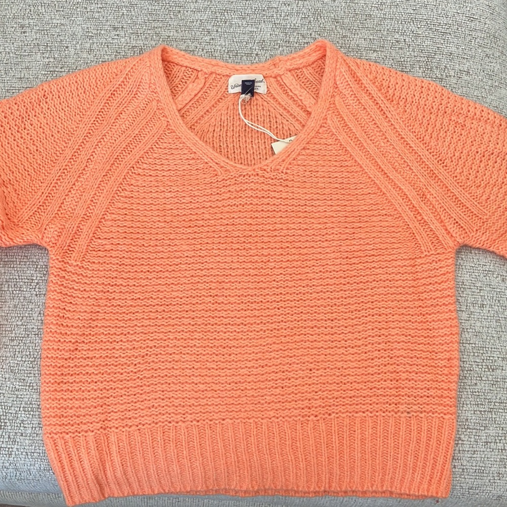 Light Coral Knit Sweater